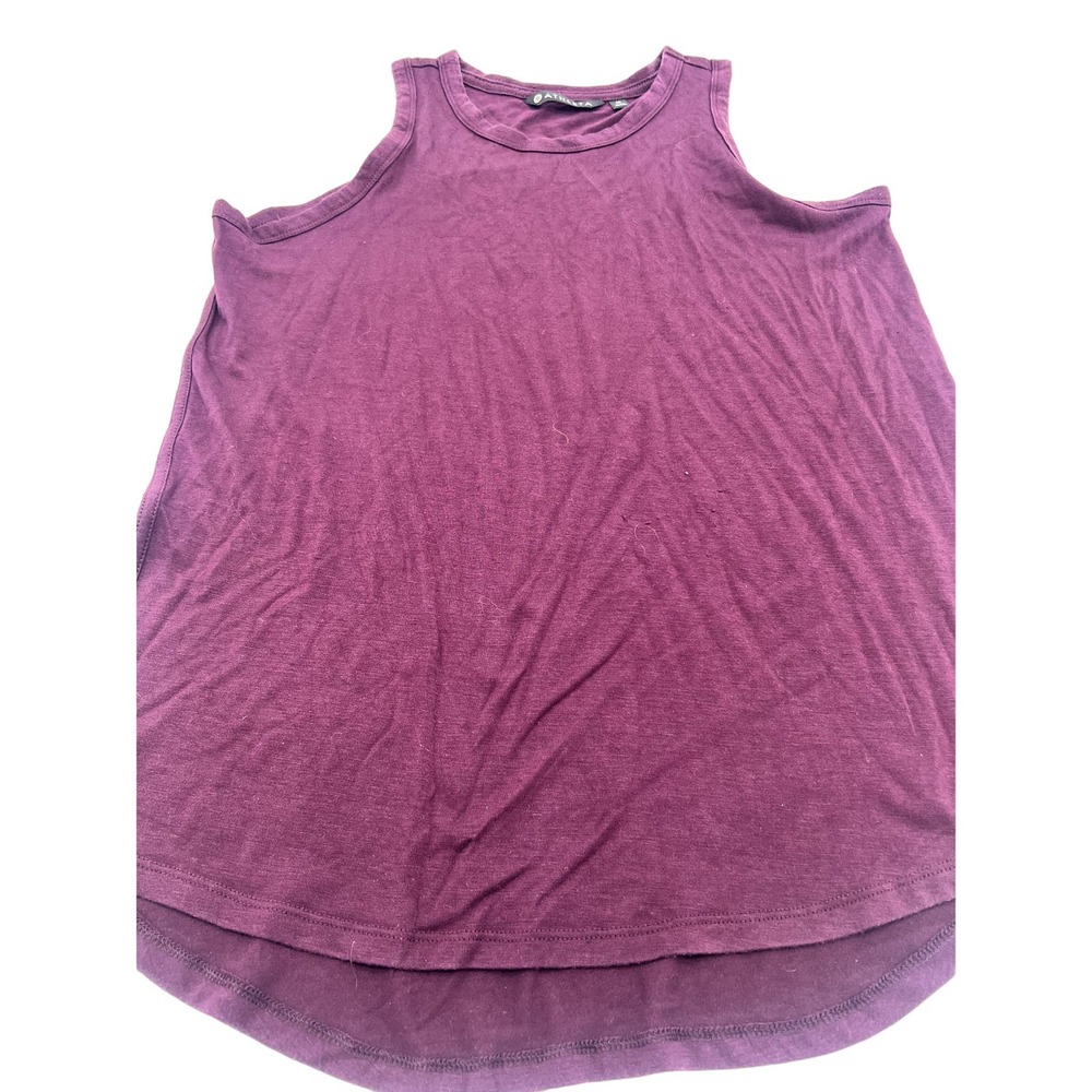 Athleta Burgundy Sleeveless Tank Top